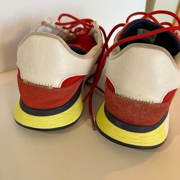 Adidas sneakers, women's size 8 1/2, red running shoes - Picture 10 of 12